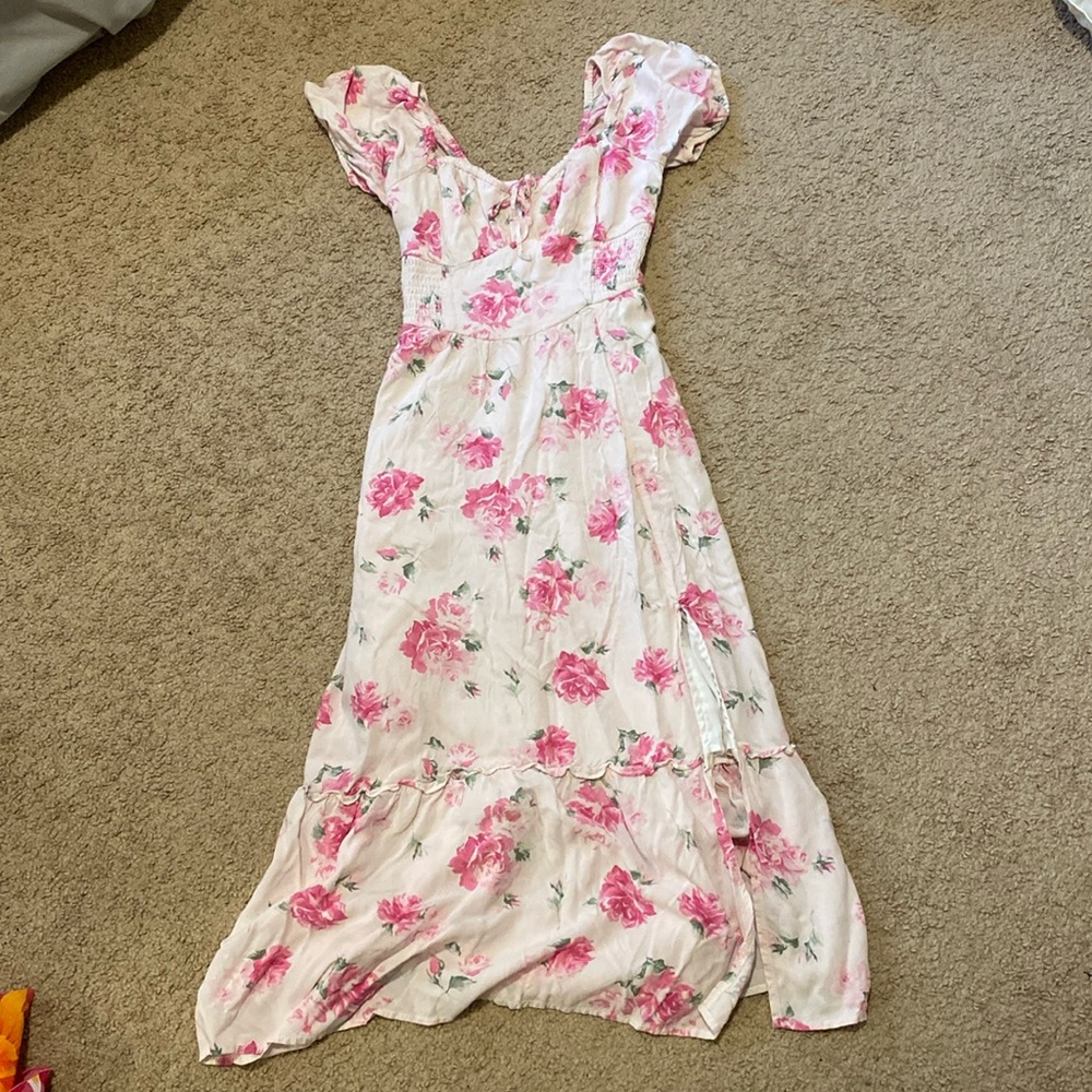 Hollister Midi Floral Dress Size XS NWOT